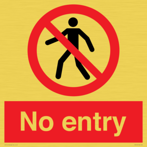No entry